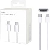 USB-C to USB-C Hızlı Şarj Kablosu Type-C 60W PD, 1m &Ouml;rg&uuml;l&uuml; Şarj Kablosu; iPhone 15 16 Pro Max, Samsung S24 S23 Ultra, iPad Pr