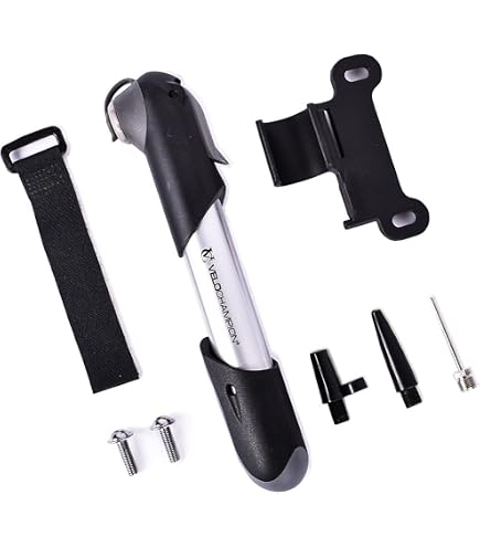 Kadacha Mini pompe à vélo, 120 PSI, petite pompe à vélo avec manomètre