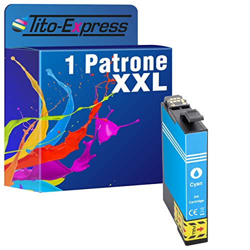 PlatinumSeries 1 Cartucho XXL cian TE2992 compatible con Epson XP-235 XP-245 XP-247 XP-255 XP-257 XP-332 XP-342 XP-345 XP-352 XP-355 XP-432 XP-432 XP-435 XP 442 XP-445 XP-452 XP-455