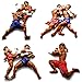 Produktbild LED-Mafia 2X Kühlschrankmagnet Thai Boxing - Thailand Boxen Fight Club Kickboxer Kicks Muay (Ellenbogenstoß r. Blau)