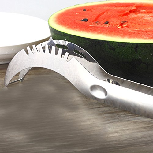 NALATI Wassermelone Obstmesser Melonen Ausstecher Melonenschneider Entkerner – Nützlich und Smart Küchenhelfer - 7