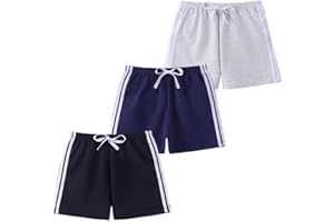 FedMois Pantaloncini in Cotone Bambini e Ragazzi, Confezione da 3