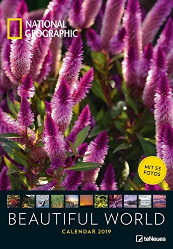 National Geographic Beautiful World 2019 - Wochenkalender, Fotografie, Landschaftskalender, Naturkalender 2019 - 23,7 x 34 cm