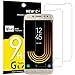 Pack de 2 Verre Trempé SAMSUNG GALAXY J5 2017, NEWC® Film Protection en Verre trempé écran Protecteur vitre - ANTI RAYURES - SANS BULLES D'AIR -Ultra Résistant Dureté 9H pour GALAXY J5 2017