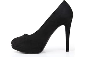 Bismaa Mens Womens Drag Queen Cross Dresser HIGH Heel Round Toe Court Shoes Big Sizes UK 9,10,11,12