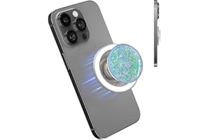 XFSRG Magnetische Glitzer Handyhalterung mit Ausziehbarem Handgriff 360° Drehbar und Magnetischer Befestigung Universelles Handy Zubehör (D)