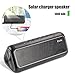 Produktbild Solar-Lautsprecher Tragbares Ladegerät,Elzle Drahtloser Lautsprecher Bluetooth 4.2 Telefon-Ladegerät 5000mAh mit 50+ Stunden Playtime 12W Stereo-Subwoofer-Bass IPX6 wasserdicht im Freien