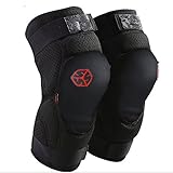 Gububi Genouillère Genouillères De Protection Adulte Respirant Réglable Aramide Fiber Motocross VTT Protège-Tibias pour l'équitation Vélo Patinage Skier Polyvalent et Durable