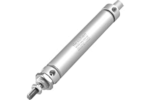 Heschen Pneumatic Slim Air Cylinder, MAL 25-125, PT1/8'' Port, 25mm Bore, 125mm Stroke, Double Acting