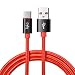 Produktbild Tqka USB Typ C Kabel, USB C zu USB, Speziell Geflochtenes Nylon Kabel (1,0m/3,28ft) für Samsung Galaxy S8, S8 +, MacBook, Google Pixel, Huawei, OnePlus 2 und Mehr (Farbe: Desert Red)