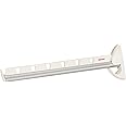 Leifheit 45110 Airette Appendiabiti A Parete, Ripiegabile, Argento/Bianco, White