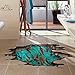 Produktbild ASIBG Home 3D-Boden wand Aufkleber abnehmbare Wandbild Aufkleber Kunst für Wohnzimmer/Schlafzimmer/Bad