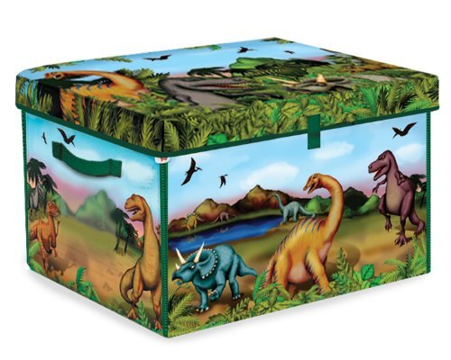 Dam Sprl Boite de rangement et tapis de jeu Dinosaures by Dam SPRL