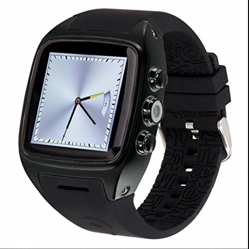 SmartWatch Smart Sport Watch Bluetooth Fitness and Wellness Activity Tracker Fitness Pedometer Step and Kilometer Display Call Message Memory Health Data Sync to Android System Samsung Sony