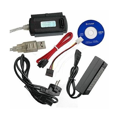 USB 2.0 AUF IDE + SATA ADAPTER: ANSCHLUSS VON SATA- UND IDE-ENDGERÄTEN AN USB