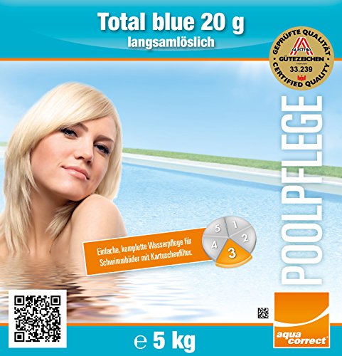 Steinbach Poolchemie, Total Blue 20 g, weiß, 10x10x20 cm, 0752305 - 3