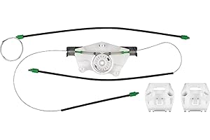 Bossmobil alzacristallo 4/5 porte anteriore sinistro compatibile con VW Golf 4, VW Bora, VW Golf IV, Volkswagen Bora, Volkswagen Golf 4 kit di riparazione slider driver clip blocco scorrevole