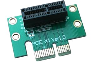 KALEA-INFORMATIQUE 90°-Riser-ähnlicher Winkeladapter für PCIe x1-Steckplätze. Zur horizontalen Montage Einer PCI Express x1-Karte.