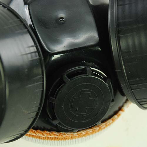 Fangwei Atemschutzmaske Lackiermaske Dual Patrone mit Schutzbrille - 5