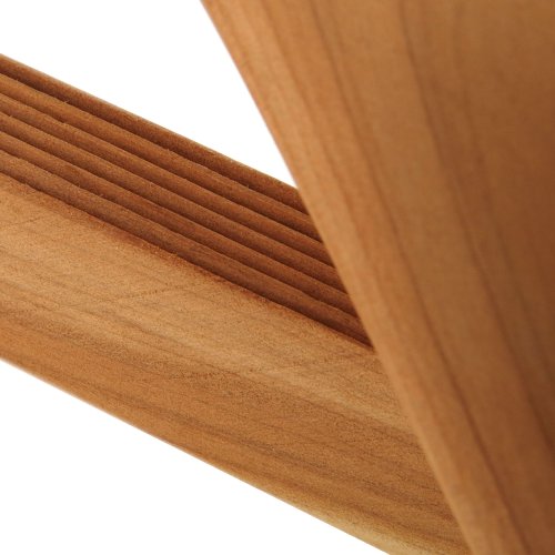 Kleiderbügel aus robustem Zedernholz mit Anti-Rutsch-Einlage auf dem Hosensteg – ca. 50 cm XL Hangerworld - 4