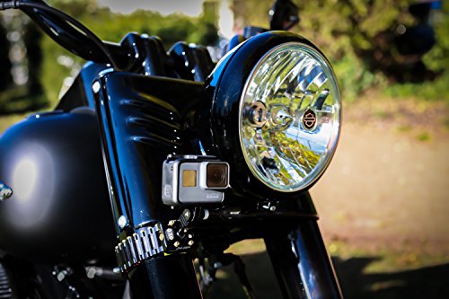 iSHOXS Hell Rider SE – Variante mit Schloss. Voll-Aluminium-Ausführung. The One and Only GoPro Motorbike Mount made by iSHOXS, 20-42 mm Durchmesser (erweiterbar bis 200 mm), egal ob rund, oval oder eckig - 4