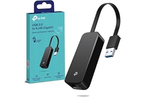 TP-Link UE306 -Adaptador USB 3.0 A Gigabit Ethernet 10/100/1000, Diseño Plegable, Plug & Play, Compatible con Nintendo Switch, Windows, Linux, Multicolour