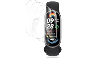 Gelaasso 4 Pezzi Pellicola Protettiva per Xiaomi Smart Band 10 [Non Vetro], HD Trasparente TPU Film Pellicola, 3D Copertura Completa, Facile Installazione