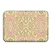 Produktbild Cupsbags Non-Slip Bath Mat (15.7" 23.6"), Bathroom Rug Mat, Big Mod Floral 12 Inch Pink Green Fabric (1913) Senior Design Area Rugs for Living Room