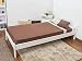 Produktbild Holzbett 90 x 200 cm Kiefer massiv Weiß mit Lattenrost