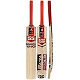 Briovy Power Poplar Willow Cricket Wooden Bat Playing with Tennis Cricket Ball for Boys (Red Green)