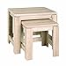 Produktbild Haku-Möbel 42078 2-Satz-Tisch 33/46 x 30/35 x 35/43 cm, Eiche hell