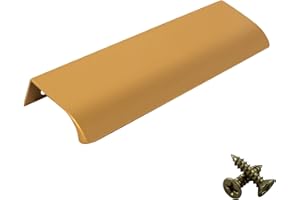 M4TEC Bar Kitchen Cabinet Door Handles Cupboards Drawers Bedroom Furniture Concealed Finger Edge Pull Handle Copper. VD3 Series: 64 mm