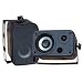 Produktbild 2,5–8,9 cm Indoor/Outdoor Wasserdichte Lautsprecher (schwarz), Waterproof-for, Marine, Terrasse & Pool Außenbereich, 300 W max, 150 W RMS, PDWR30B