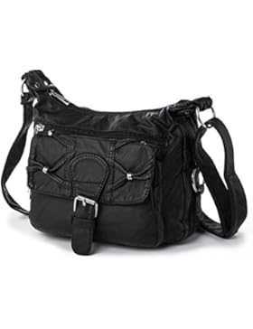 Katloo Leder Damentasche Damen Kleine Schultertasche Umhängetasche Handtasche Damen Citytasche Leichte Tasche...