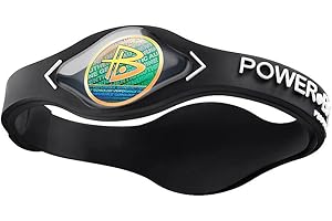 Power Balance Silikon Wristband, black / white, XL, GWSA09BK00WTXP