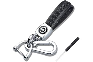 BIGROUP Portachiavi in vera pelle per auto logo chiave ciondolo accessorio regalo per uomini e donne, K-o-pel, Taglia unica