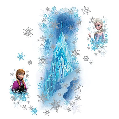 RoomMates RMK2739GM RM – Disney Frozen Eispalast Glitzernd Wandtattoo, PVC, Bunt, 48 x 13 x 2.5 cm - 2
