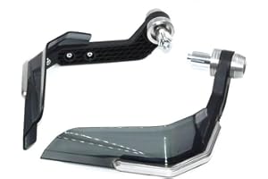 LTUSGT Handschutz Für Suzuki Für Burgman 650 400 AN650 Motorrad Handschutz Schild Hand Guard Protector Windschutzscheibe Handprotektoren(Silver)