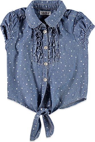 Babyface Baby Girls Blouse short sleeve, Blue, size 18M