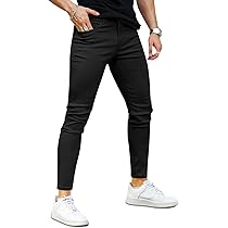 Jeans Skinny Uomo GINGTTO - Slim Fit Super Elasticizzati, Denim Elastico, Vita Media - Foto 5