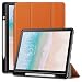 Produktbild Infiland Galaxy Tab S4 10.5 2018 Hülle Case, Schlank Leder Schutzhülle Case mit S Pen Halter und Auto Schlaf/Wach Funktion für Galaxy Tab S4 10.5 (SM-T830/T835) 2018(Enthält Keine S Pen),Orange