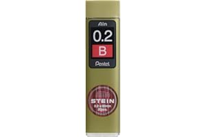 Pentel c272 W de B"Ain Stein – Recambio de minas para portaminas, 20 minas