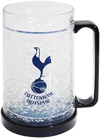 Tottenham Hotspur FC Official Football Crest Freezer Mug (One Size) (Clear/Black)
