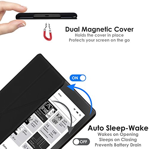 Forefront Cases Kobo Aura One 7 8 Origami Funda Carcasa Stand Smart Case Cover Ultra Delgado Ligera y Protecci n Completa del Dispositivo con Funci n Auto Sue o Estela L piz ptico Negro reviews Forefront Cases Kobo Aura One 7 8 Origami Funda Carcasa Stand Smart Case Cover Ultra Delgado Ligera y Protecci n Completa del Dispositivo con Funci n Auto Sue o Estela L piz ptico Negro