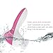 PIXNOR P2017 Waterproof Facial Cleansing Brush and Massager with 7 Brush Heads for Removing Blackhead, Exfoliating and Massaging (Classic Rosy)
