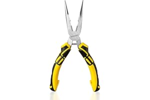 BOOSDEN Szczypce do Długiego Nosa, 203mm, Szczypce do nosa, Wielofunkcyjne Szczypce Igłowe, Używany do wycinania zacisku szczypania biżuterii