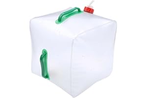 TSLBW 10L/20L Réservoir d'eau Pliable Sac Conteneur avec Robinet, Transporteur d'eau de Camping Pliable portatif Transparent pour Le Bureau, Le Camping, Les jus de Fruits, Les Cocktails