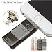 Produktbild morepower2you 128 GB Neue USB i-Flash Drive, Memory Stick OTG für iPhone iPod IOS Android Schwarz 128 GB