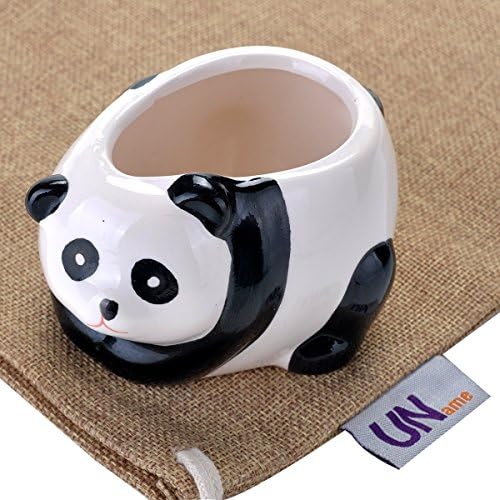 UName Micro Landscape Succulent Plants Creative Flower Planters, Mini Plants Pot, Ceramics Decoration, Handmade, Small Plant Containers, Panda Design Succulent Planter.UK258