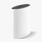 ARCOS Oval Bı&ccedil;ak Koruyucu 20 cm'e kadar. Termoplastik Kau&ccedil;uktan &Uuml;retilmiş Modern Tasarım Bı&ccedil;ak Bloğu. 220x160x65 mm. Beyaz Re
